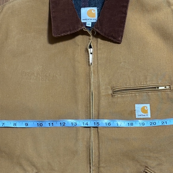 Carhartt Brown Blanket Lined Jacket 2XL Tall - Picture 15 of 15